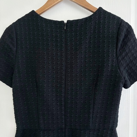 Theory Amberdale Karlie Houndstooth Knit Dress 6 Black - Picture 5 of 8